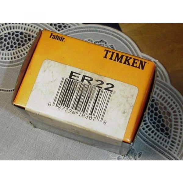 Timken Fafnir ER-22 Radial/Deep Groove Ball Bearing, 1-3/8&#034; x 72mm Set Screw NEW #3 image