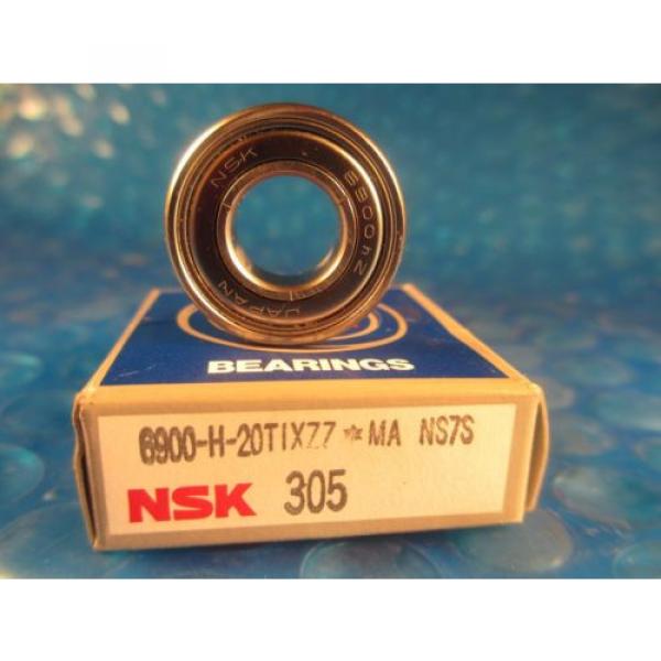 NSK 6900-H-20T1XZZ, 6900 H ZZ, 6900H ZZ, Single Row Radial Bearing #1 image