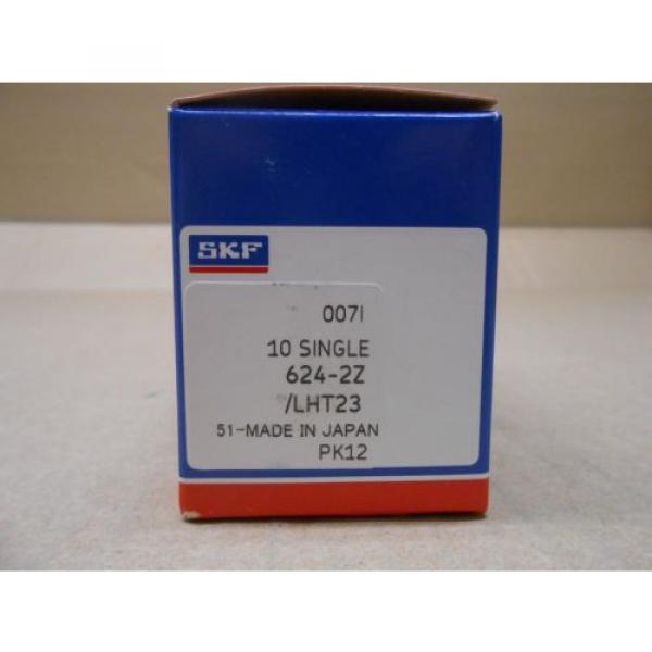 10 NIB SKF 624-2Z/LHT23  6242Z/LHT23 RADIAL/DEEP GROOVE BALL BEARING 4MM ID #2 image