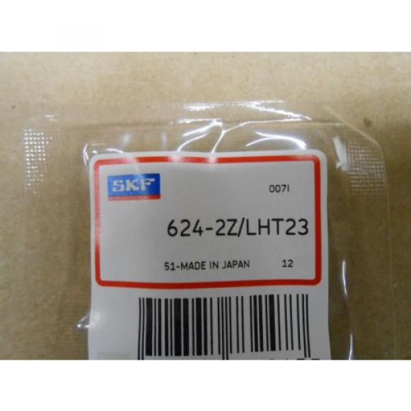 10 NIB SKF 624-2Z/LHT23  6242Z/LHT23 RADIAL/DEEP GROOVE BALL BEARING 4MM ID #5 image