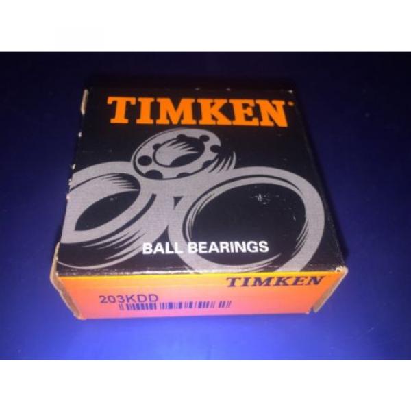 TIMKEN 203KDD Radial Bearing,Double Shield,17mm Bore 5.26.15 NIB #2 image