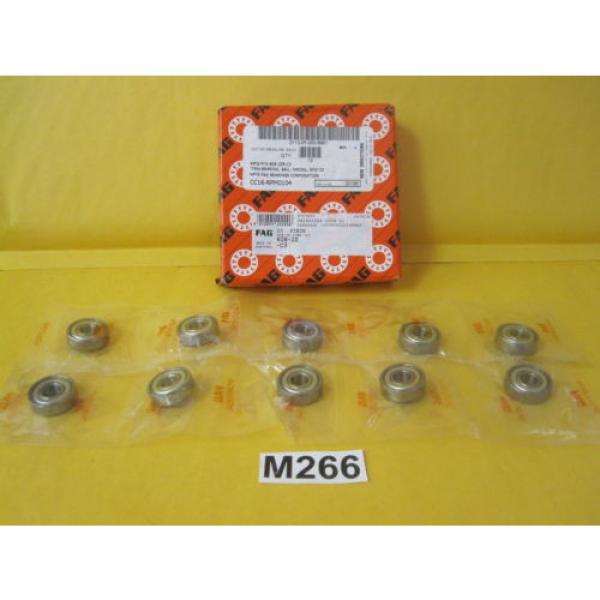 Three (3) FAG 608.2ZR.C3 10qty. 8mm ID Radial Ball Bearing 608 2ZR C3 #1 image