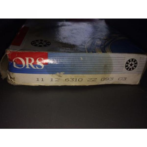 ORS Bearing 6310 ZZ G93 C3 Single Row Deep Groove Radial Ball Bearing #2 image