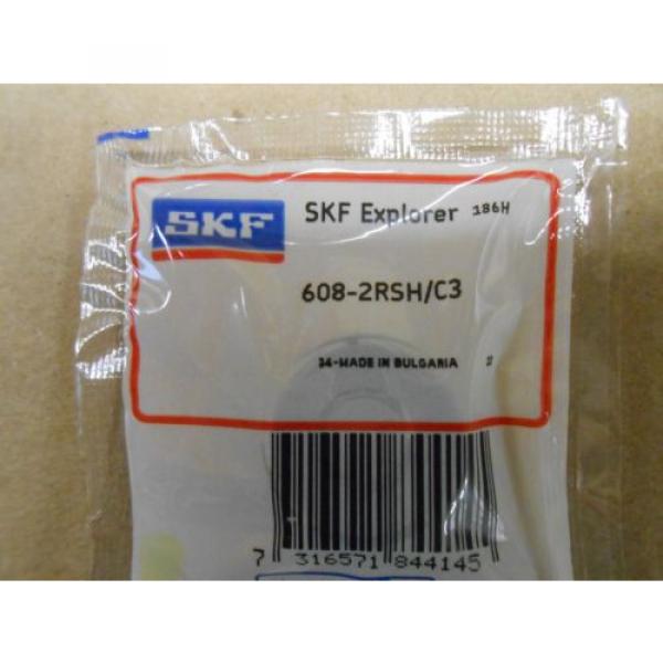 10 NIB SKF 608-2RSH/C3 6082RSHC3 RADIAL/DEEP GROOVE BALL BEARING #5 image