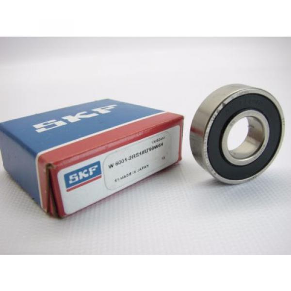 SKF W 6001-2RS1/R799W64 Radial/Deep Groove Ball Bearing 12mm x 28mm x 8mm (T49) #1 image