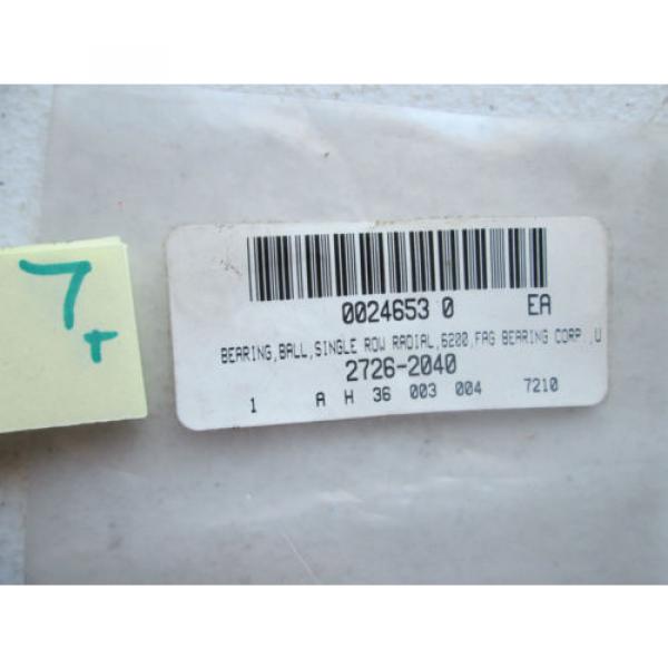 LOT OF 2 NEW IN PKG FAG RADIAL BALL BEARING 6200  (BIN36) #4 image