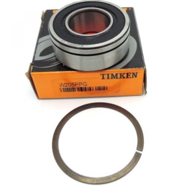 LOT OF 3 NIB TIMKEN W205PPG BALL BEARINGS RADIAL DEEP GROOVE 25X25X20.6MM #3 image