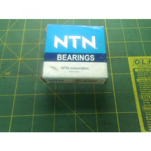 NTN RADIAL SEALED BALL BEARING 6207LLBC3/L627 #J53172 #3 image