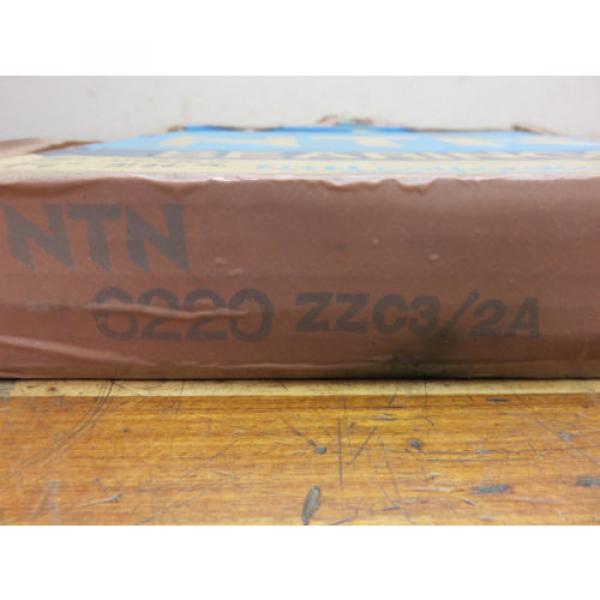 NTN 6220ZZC3/2A Radial Deep Groove Ball Bearing 100mm ID 180mm OD 34mm Width #2 image