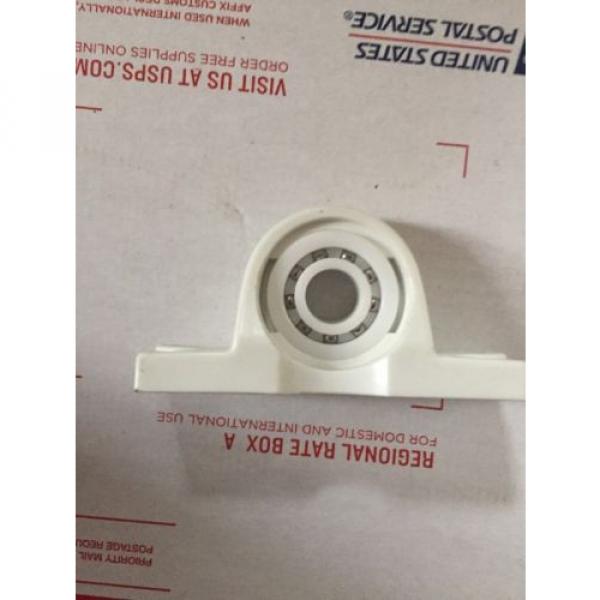 KMS Plastic Mounted Pillow Block 3/4&#034; KMS P204 With Plastic Radial Ball SS316 #2 image