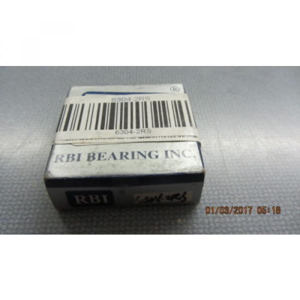 NEW RBI 6304-2RS RADIAL BALL BEARING Fast Free Shipping!!! #1 image