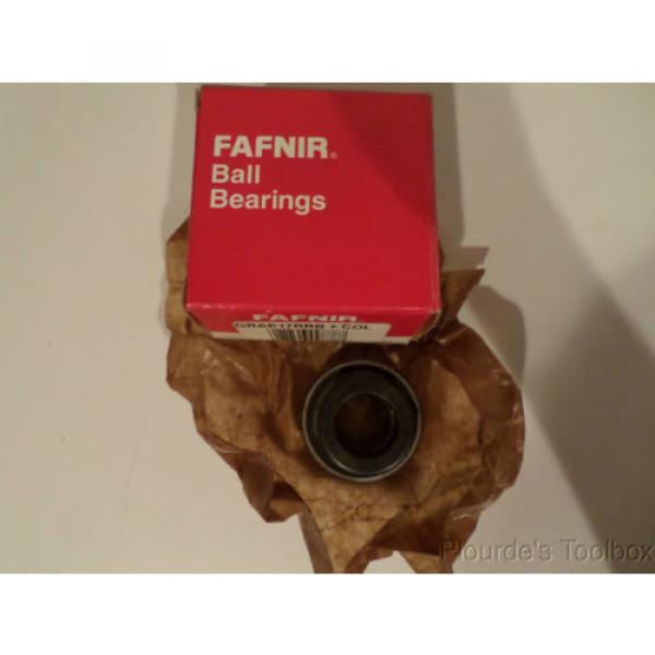 New Fafnir 17mm ID x 40mm Radial/Deep Groove Ball Bearing w/ Collar, GRAE17RRB #1 image
