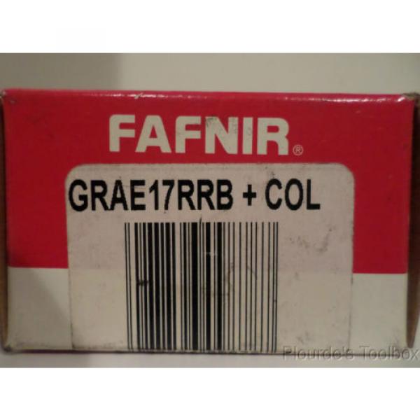 New Fafnir 17mm ID x 40mm Radial/Deep Groove Ball Bearing w/ Collar, GRAE17RRB #4 image