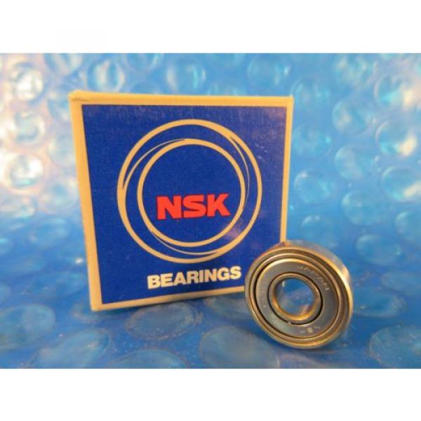 NSK 606ZZ, 606 ZZ Single Row Radial Bearing; 6 mm ID x 17 mm OD x 6 mm Wide #1 image