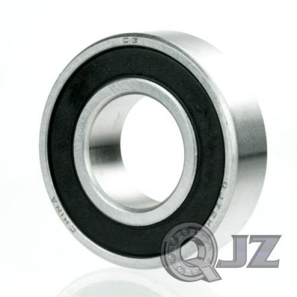 2x 6202 5/8 2RS Radial Ball Bearing 5/8in Bore x 35mm x 11mm Rubber Seal Shield #2 image