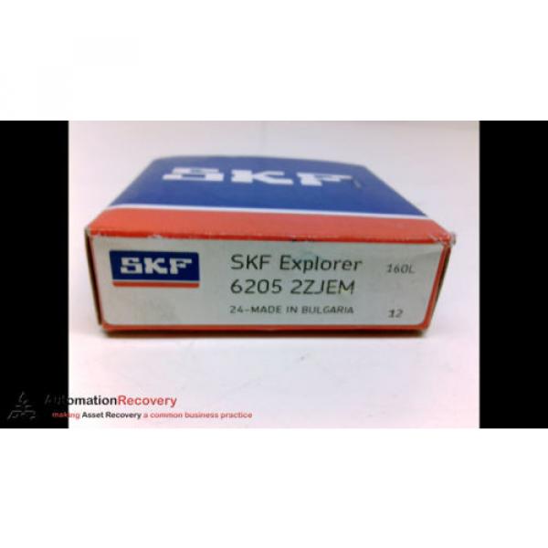 SKF 6205 2ZJEM, SINGLE ROW SHIELD RADIAL BALL BEARING, NEW #1 image