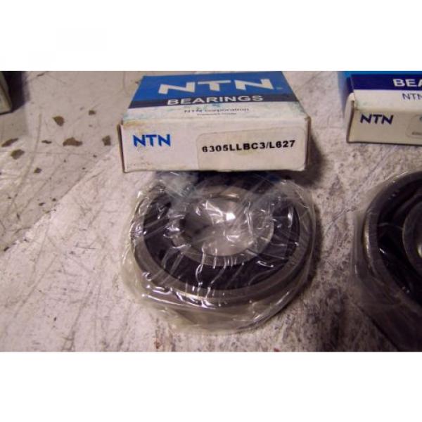 (6) NEW NTN SEALED RADIAL BALL BEARINGS 6307LLBC3/5C 6208LLBC3/EM 6207LLBC3/L627 #2 image