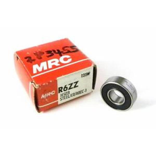 NEW MRC R6ZZ RADIAL DEEP GROOVE BALL BEARING 3/8&#034; X 7/8&#034; X 9/32&#034; (2 AVAILABLE) #1 image