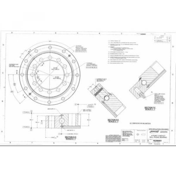 Kaydon 16256-001 Slewing Ring, Radial Bearing 4 Point Contact #3 image