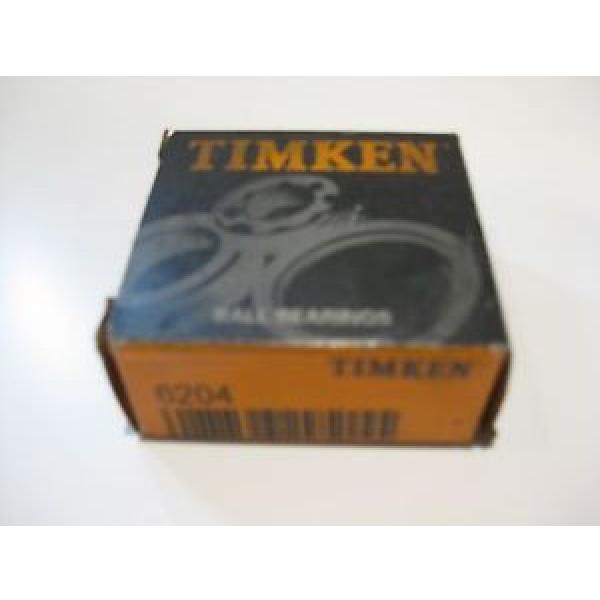 6204  (Single Row Radial Bearing) TIMKEN #1 image