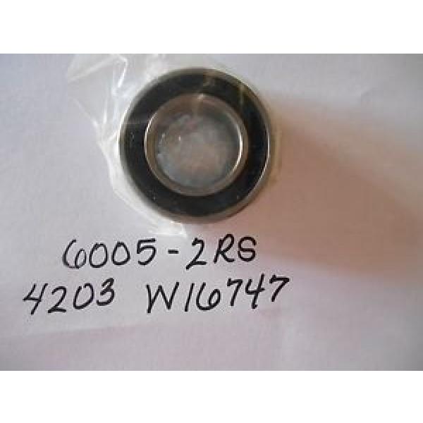 NEW PEER RADIAL BEARING RUBBER SEALED 6005 2RS   PN 4203 W16747 #1 image