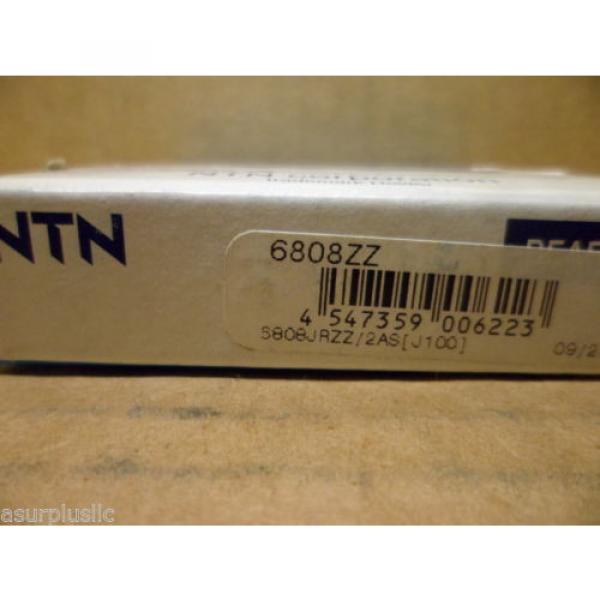 NTN 6808ZZ RADIAL BALL BEARING 6808Z NIB NOS #4 image