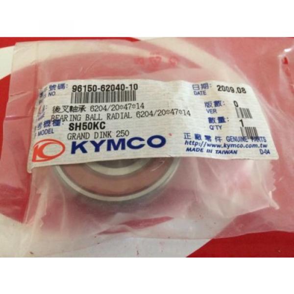 KYMCO 96150-62040-10 Bearing Ball Radial 6204/20*47*14 #3 image