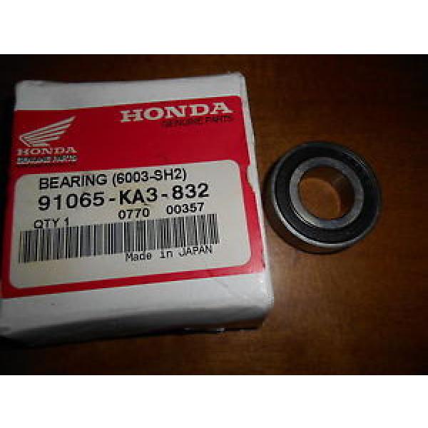NOS Honda OEM RADIAL BALL BEARING (6003-SH2) CR125 CR250 CR500 91065-KA3-832 #1 image