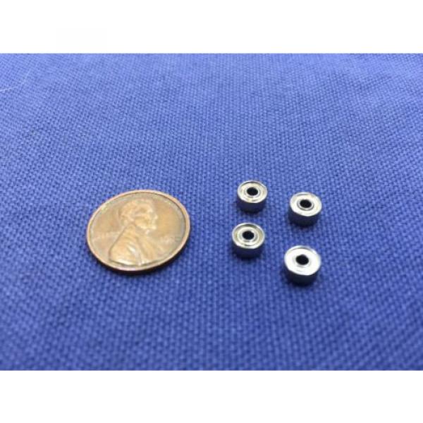 4x Miniature Rubber Sealed Metal Shielded Metric Radial Ball Bearing 692ZZ A10 #1 image