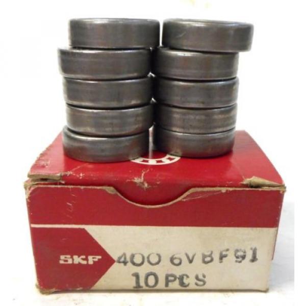 SKF RADIAL BALL BEARING, 400 6VBF91, 400-6, 3/8&#034; X 7/8&#034; X 1/4&#034;, BOX OF 10 #1 image