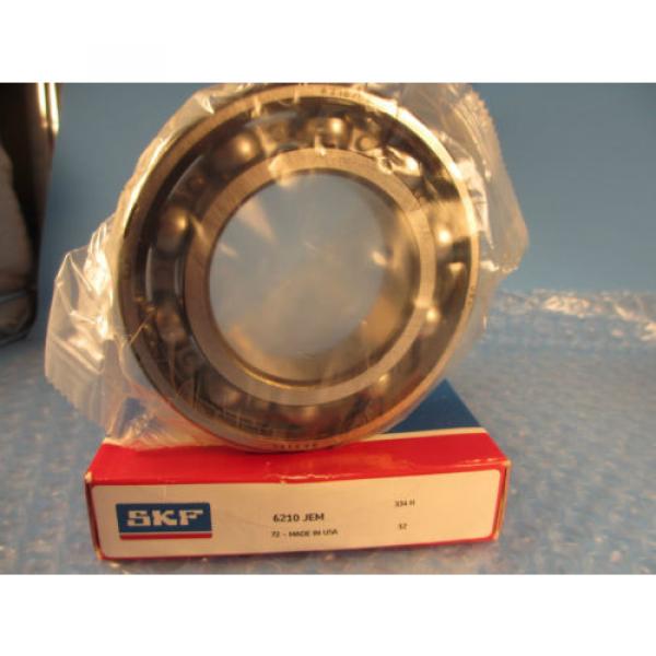 SKF 6210 JEM,  C3, Single Row Radial Bearing #1 image