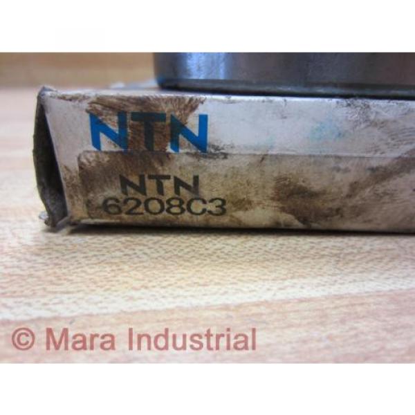 NTN 6208C3 Radial Ball Bearing, Open, Bore 40mm, OD 80mm #2 image
