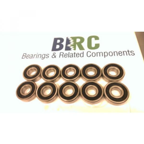 6201-RS 6201 RS 6201 2RS RADIAL BALL BEARING 12x32x10mm QTY1 (1) or QTY10 (10) #3 image