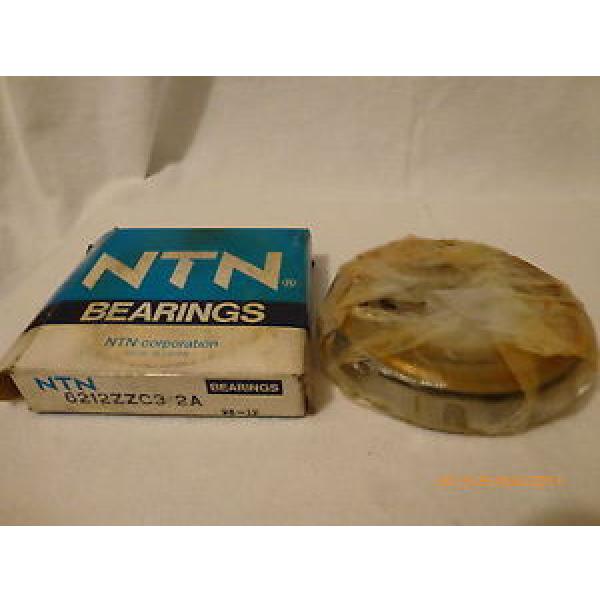 NTN Bearings 6212ZZC3/2A 98-12 Single Row Radial Ball Bearing New #1 image