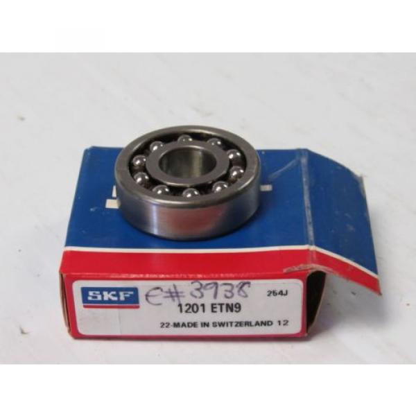 SKF DEEP GROOVE RADIAL BALL BEARING 1201 ETN9 1201ETN9 NEW #1 image