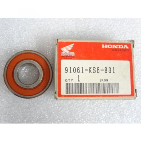 Honda NOS NEW 91061-KS6-831 Radial Ball Bearing CR CR125 CR250 CR500 1988-89 #1 image