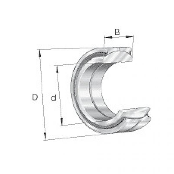 GE25-DO-2RS INA Radial spherical plain bearings GE..-DO-2RS, requiring maintenan #1 image