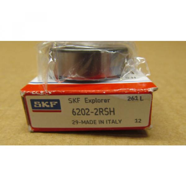 1 NIB SKF 6202-2RSH 62022RSH RADIAL/DEEP GROOVE BALL BEARING 15MM ID, 35MM OD #2 image