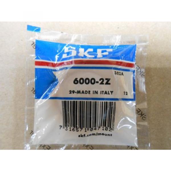 1 NIB SKF 6000-2Z 60002Z RADIAL DEEP GROOVE BALL BEARING #2 image