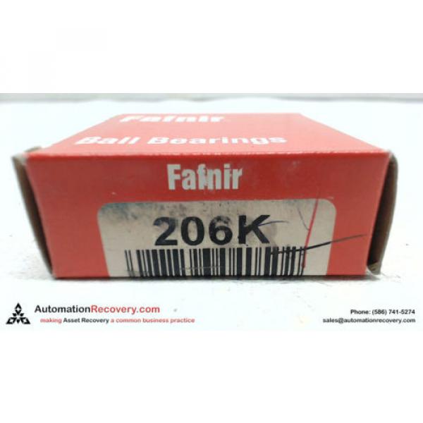 FAFNIR 206K RADIAL BALL BEARING, NEW #108726 #5 image