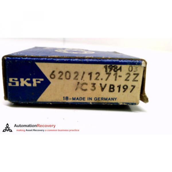 SKF 6202/12.71-2Z SINGLE ROW RADIAL BALL BEARING .5906&#034;B 1.378&#034; OD, NEW #209854 #2 image