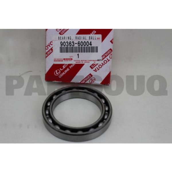 9036360004 Genuine Toyota BEARING, RADIAL BALL 90363-60004 #2 image