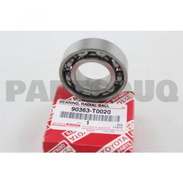 90363T0020 Genuine Toyota BEARING,RADIAL BALL 90363-T0020 #1 image