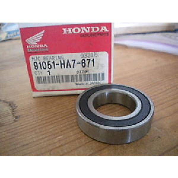 NOS 1986 Honda TRX350 TRX400 Fourtrax Radial Ball Bearing 91051-HA7-671 #1 image