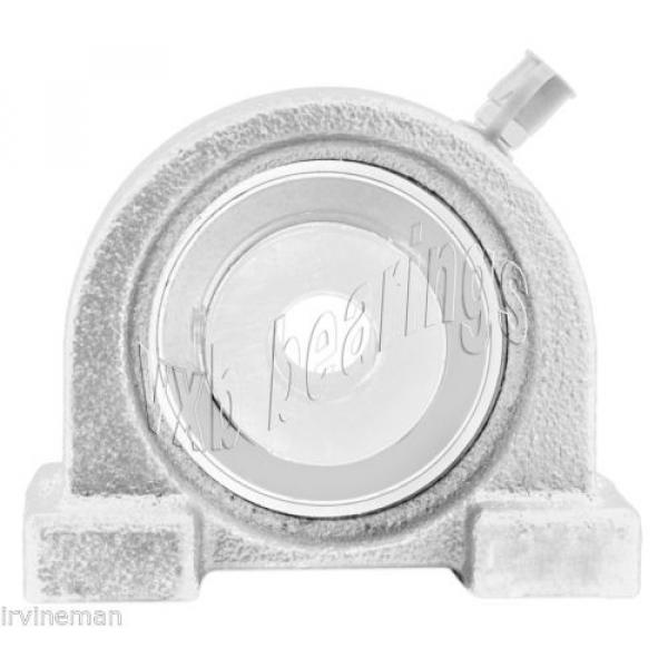 SSUCPAS206-30mm Stainless Steel Tapped Base 30mm Mounted Ball Bearings Rolling #1 image