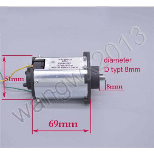 DC220V 2700RPM Motor Generator Front and Rear Ball Bearing Motor For DIY Making #4 image