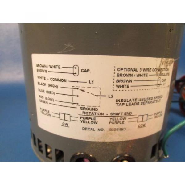 Marathon Electric 48A1101756 X005 Direct Drive Blower PSC Motor, 3 Speed #3 image