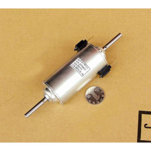 DC12V 2800RPM 8-Pole High Toqrue Dual Ball Bearing Carbon Brush DC Motor for DIY #3 image