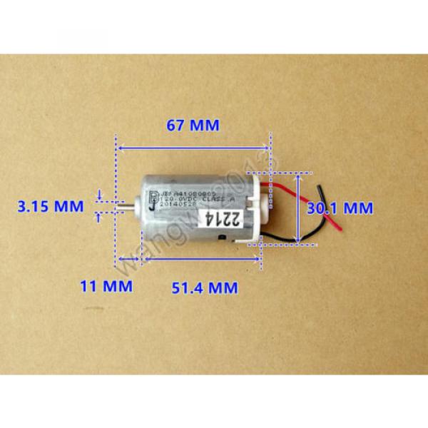 1PCS DC120V 12500rpm 8-Role Rotor Motor Dual Ball Bearing Carbon Brush Motor #5 image