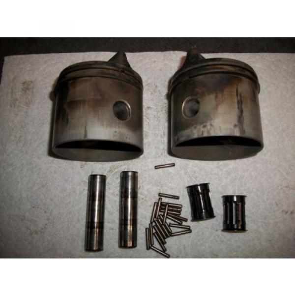 1980 Evinrude Johnson 35hp Outboard Motor 2 Pistons, Pins &amp; Bearings #1 image